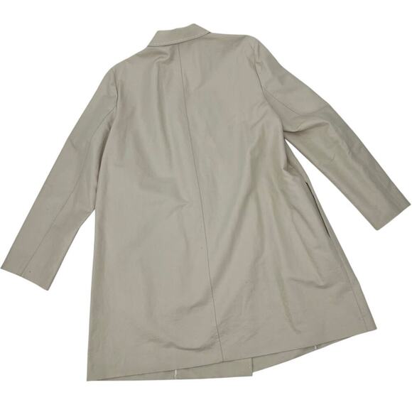 LAFAYETTE 148 NEW YORK One Button Blazer Jacket Beige Pockets Lightweight Sz XL - Picture 6 of 12